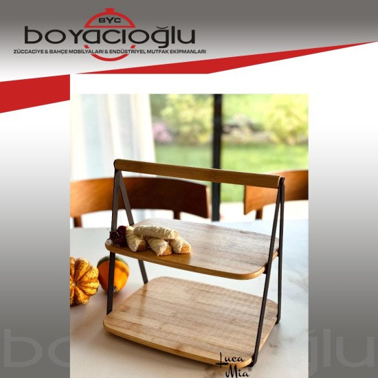 LUCA MİA 22.0033 BAMBU 2KATLI SUNUM TB LUCA MİA 22.0033 BAMBU 2KATLI SUNUM TB