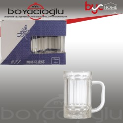 JUICE 611 AYRAN BİRA BARDAK 2Lİ 430ML
