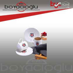 LİSANSLI BJK 2Lİ KAHVE FİNCAN TK.
