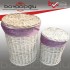 YUVARLAK HASIR 2Lİ KİRLİ SEPET