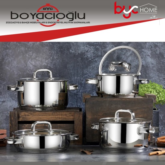 GÜLSAN MAMİ ÇELİK TENCERE SET 8PRÇ