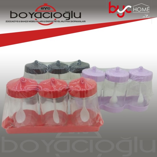 CİHAT CAM BAHARAT SETİ 660X3 