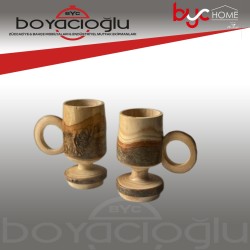CAMPİNG AHŞAP KUPA BARDAK