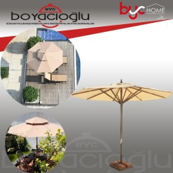 BYC YUVARLAK İPLİ LÜX ŞEMSİYE 2.7MT