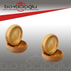 AHŞAP KASE 9CM ÇEREZLİK
