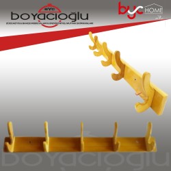 AHŞAP LÜX DUVAR ASKISI 5Lİ