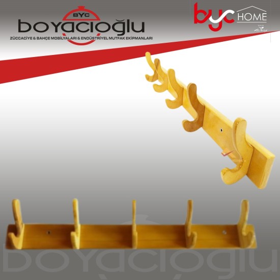 AHŞAP LÜX DUVAR ASKISI 5Lİ AHŞAP LÜX DUVAR ASKISI 5Lİ