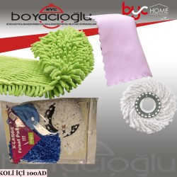 MOPİX PARTİ 8 MAKARNA MOP DÖNERLİ SET