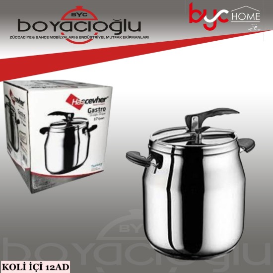 HASCEVHER GASTRO DÜDÜKLÜ TENCERE 17LT