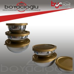 GOLD 3LÜ ÇELİK SAKLAMA 12-14-16