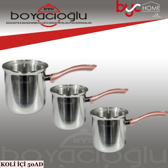 NERGİZ ÇELİK CEZVE NO:5 410cc NERGİZ ÇELİK CEZVE NO:5 410cc