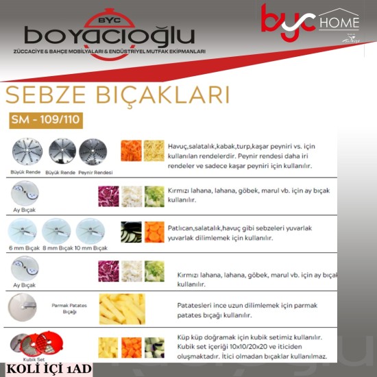 SEBZE DOĞRAMA BIÇAKLARI