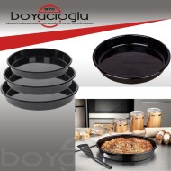 SİYAH EMAYE FIRIN TEPSİ 42CM