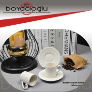 FARİKA BAHAR POR 6LI KAHVE FİNCAN TK.