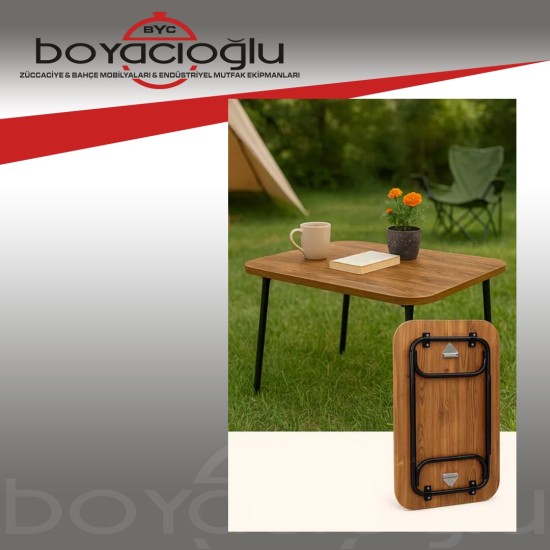 AHŞAP PİKNİK MASA KATLANIR 50X80