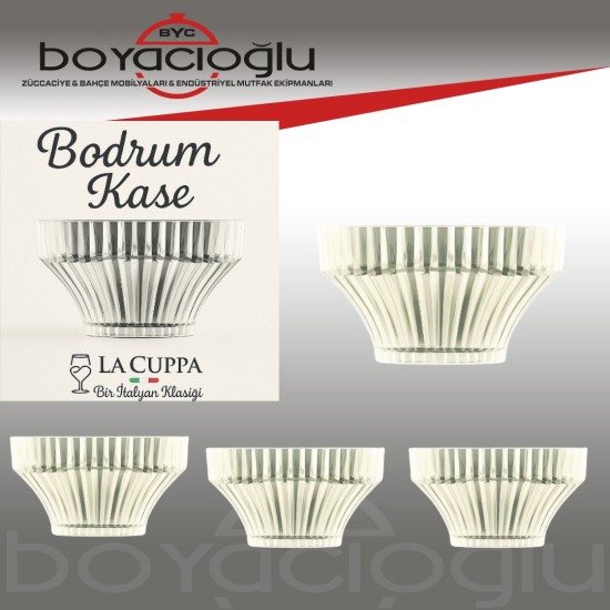 LA CUPPA BODRUM 6LI CAM KASE LA CUPPA BODRUM 6LI CAM KASE