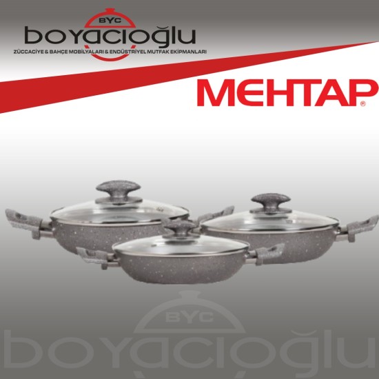 MEHTAP GRANİT OMLET SAHAN SET 18+20+22 MEHTAP GRANİT OMLET SAHAN SET 18+20+22