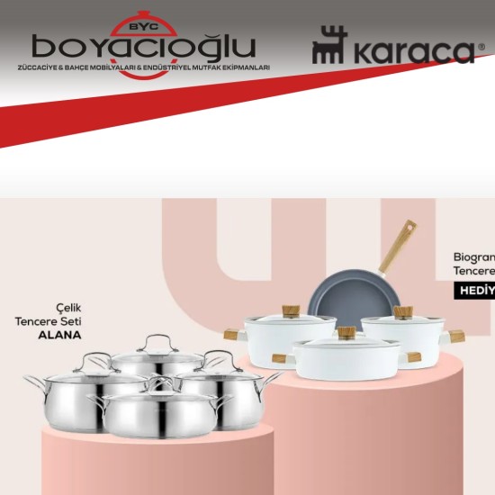 KARACA 7PRÇ SWİSS ALANA ARENA 8PRÇ HEDİYE