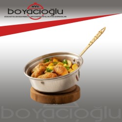 ALÜMİNYUM PRİNÇ SAPLI YAĞ TAVASI SOSLUK 18CM