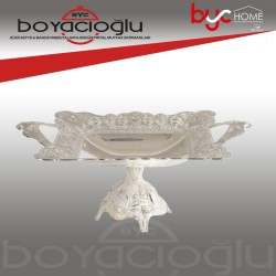 246-K-19 GÜMÜŞ AYAKLI ÇİKOLATALIK 36X24X14
