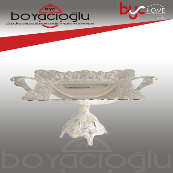 246-K-19 GÜMÜŞ AYAKLI ÇİKOLATALIK 36X24X14 246-K-19 GÜMÜŞ AYAKLI ÇİKOLATALIK 36X24X14