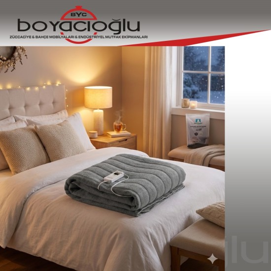 HAPPY SLEEPY ELEKTRİKLİ BATTANİYE 120X150 KEÇE