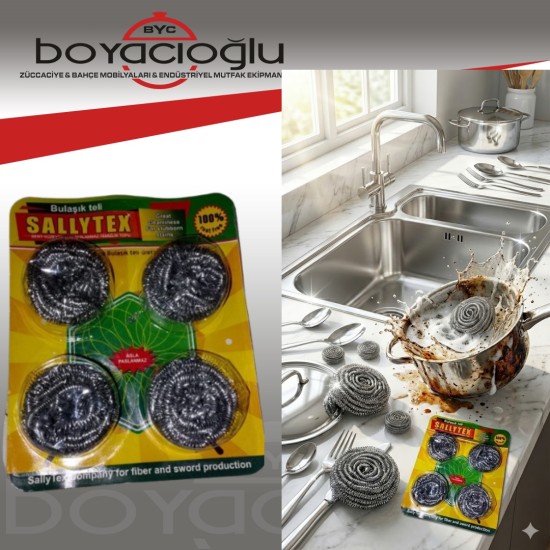 SALLYTEX KARTELALI 4LÜ TOP TEL