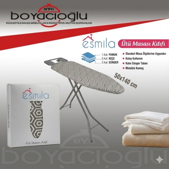 ESMİLA ÜTÜ MASASI KILIFI 3KATLI KUTULU