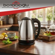 MİKROSTAR TURKUAZ ÇELİK SU ISITICI