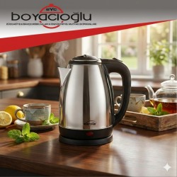 MİKROSTAR TURKUAZ ÇELİK SU ISITICI