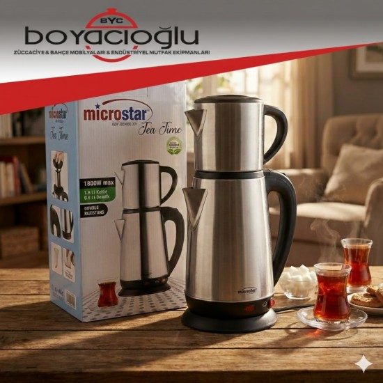 MİKROSTAR ÇELİK ÇAY MAKİNESİ