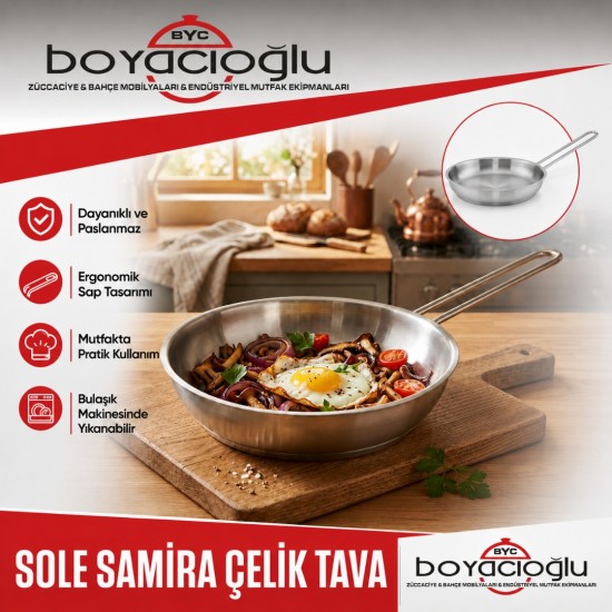 SOLE SAMİRA ÇELİK TAVA 24NO