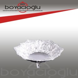 259-A-K-19 ALTIGEN GÜMÜŞ ÇİKOLATALIK AYAKLI 30X30