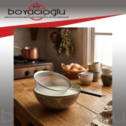 PASLANMAZ 304 DESTEKLİ SÜT SÜZGEÇ 28CM