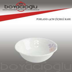 364514 PORLAND 13CM ÇİÇEKLİ KASE 12Lİ