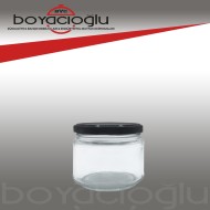 CAM KAVANOZ KAPAKSIZ 370CC (82MM GENİŞ AĞIZ)