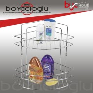 ECE METAL 4 MM 2 RAFLI BANYO KÖŞESİ