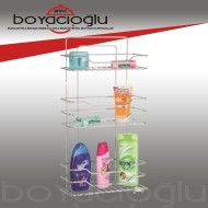 ECE METAL 4 MM 2 RAFLI ŞAMPUANLIK