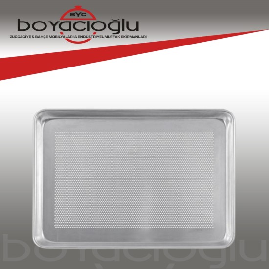 ALÜMİNYUM PASTANE TEPSİ DELİKLİ 40X60 