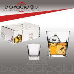 41280 PAŞABAHÇE CARRE KÜÇÜK VİSKİ BARDAK