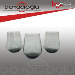 41536 PAŞABAHÇE ALLEGRA VİSKİ BARDAK GRİ