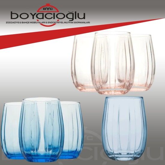 420405 PAŞABAHÇE LİNKA BARDAK RENKLİ