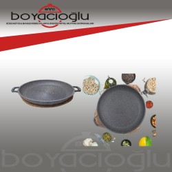 GÜLSAN DÖKÜM 36CM ÇİFT KULP SIĞ TAVA