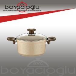 GÜLSAN SAFRAN GRANİT TENCERE DERİN 24CM