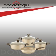 GÜLSAN SAFRAN GRANİT TENCERE SET 7PRÇ