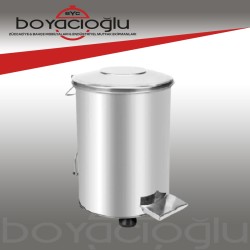 KROM ENDÜSTRİYEL PEDALLI ÇÖP 50LT