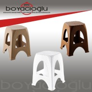 BREZZA 4667 HASIR KÜÇÜK TABURE ORJ-KAHVE