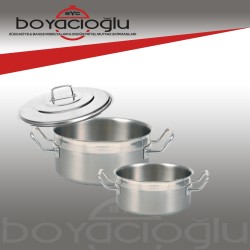 KAYALAR SİLİNDİRİK SIĞ TENCERE 40X25