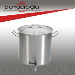 KAYALAR SİLİNDİRİK TENCERE MUSLUKLU 35X35 35LT