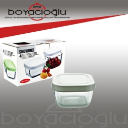 53223 PAŞABAHÇE SNOW BOX CAM SAKLAMA KABI 275CC